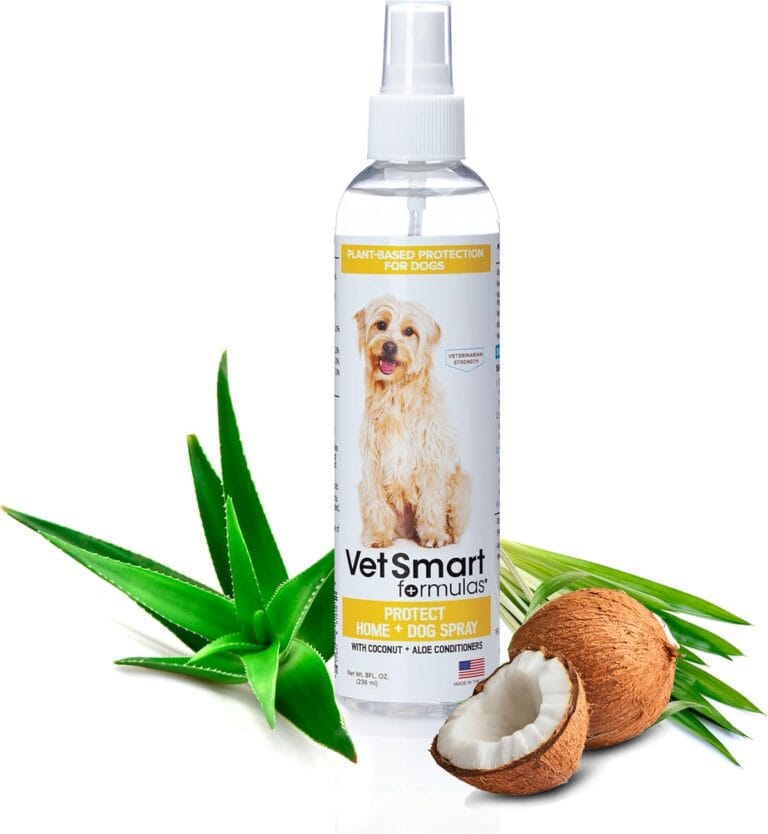 Protect Home + Dog Spray; Eliminate Scratching, Itching, and Hot Spots and Keep Your Home Safe and Smelling Great; Plant-Based All-Natural Formula - Made in USA