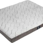 Serta Orthopedic Quilted Pillow Top Dog Bed for Pets  Slate Gray (X-Large)