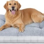 MIHIKK Washable XL Dog Bed for Extra Large Dogs with Anti-Slip Bottom, Premium Foam Pet Pad for Crate for Large Medium Small Sized Puppies, 41" x 27" Gray