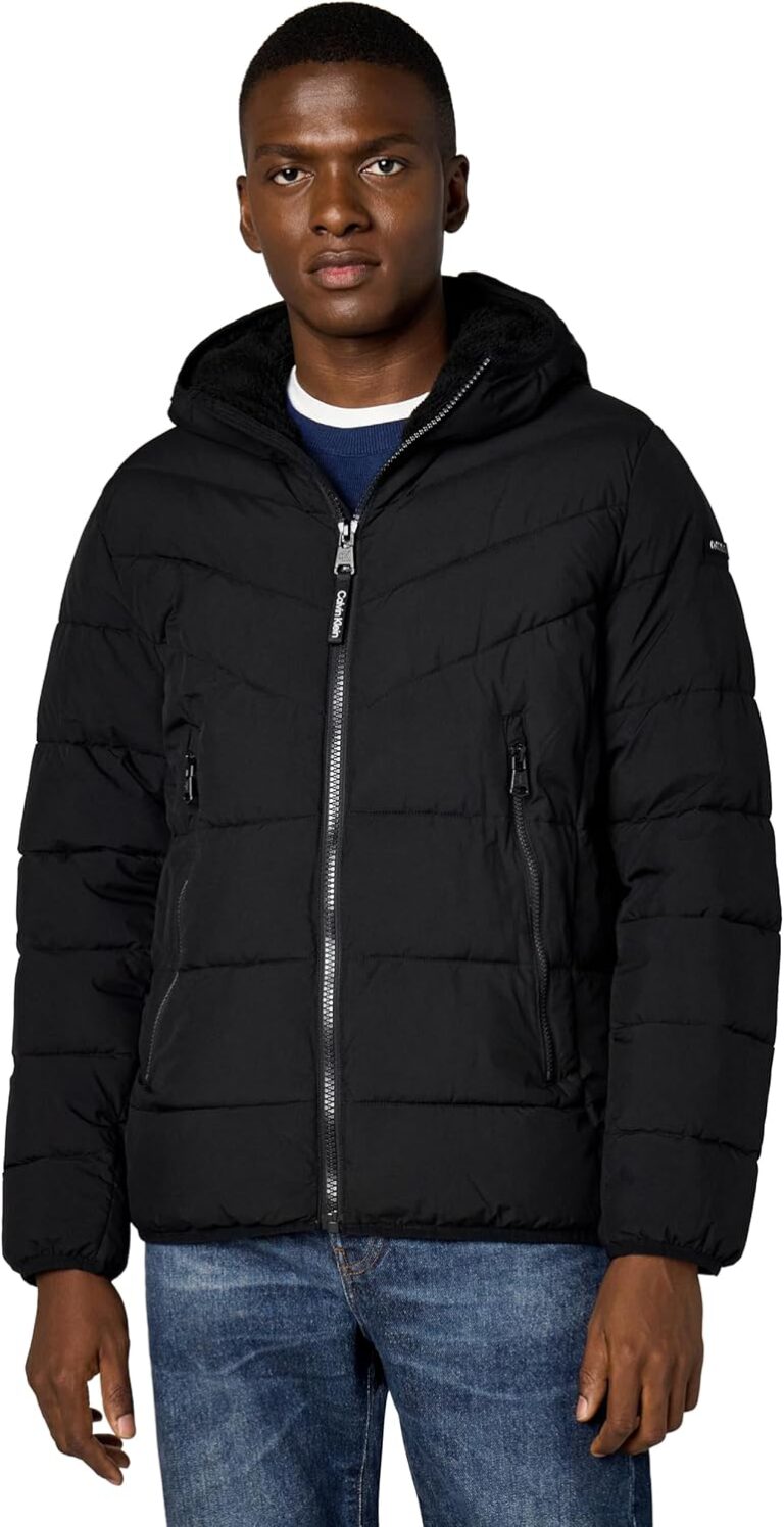 Calvin Klein mens Heavyweight Short Puffer