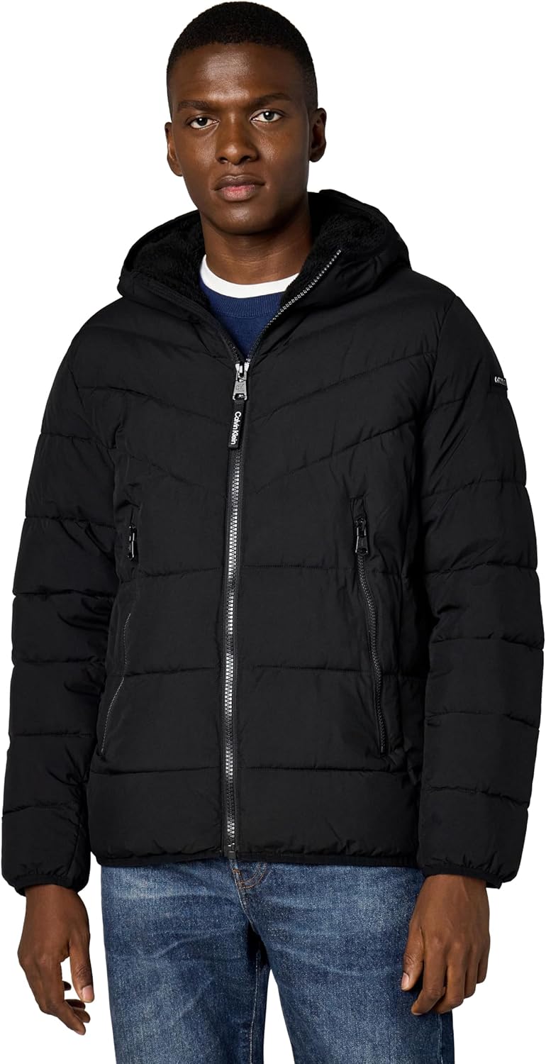 Calvin Klein mens Heavyweight Short Puffer Calvin Klein mens Heavyweight Short Puffer
