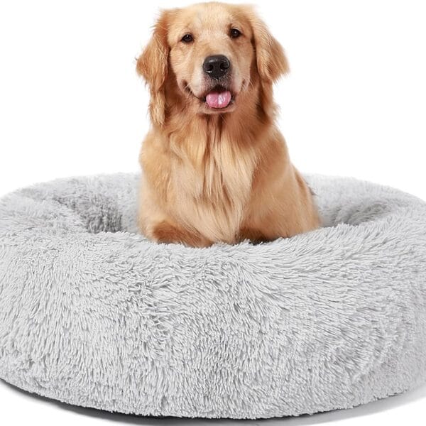 Hachikitty Calming Donut Cuddler, Large Dog Beds, XLarge, 36''