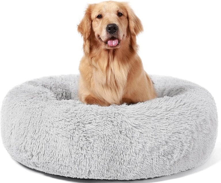 Hachikitty Calming Donut Cuddler, Large Dog Beds, XLarge, 36''