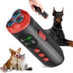 Bark Shield Pro Ultrasonic Dog Bark Deterrent, 500 sq ft Indoor/Outdoor Anti-Barking Device, No Shock Rechargeable Training Tool for Neighbors' Dogs
