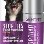 Sentry Pet Care Stop That! Behavior Correction Spray for Dogs, Easy Spray Application, Noise and Pheromones Help Eliminate Excessive Barking, Marking, Jumping, and Other Unwanted Behaviors
