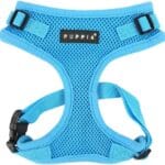 Authentic Puppia RiteFit Harness with Adjustable Neck, Sky Blue, Small