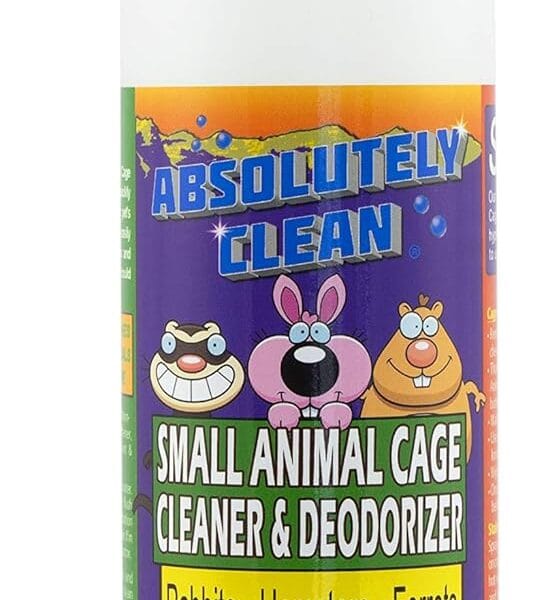 Amazing Small Animal Cage Cleaner, Just Spray/Wipe, Easily Removes Messes & Odors - Hamster Cages, Mice, Rat Cage, Guinea Pig Cage, Rabbit Cage, Ferret Cage, Dog Cage - USA Made