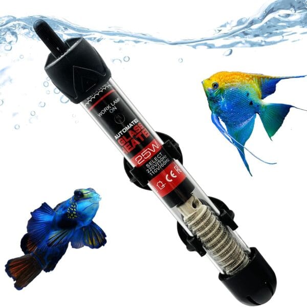 Fish Tank Aquarium Heater - Adjustable Temperature Submersible Thermostat Heater,25W/50W/100W/150W/200W/300W