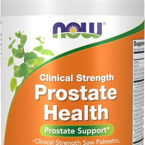 NOW Foods Supplements, Prostate Health, Clinical Strength Saw Palmetto, Beta-Sitosterol & Lycopene, 180 Softgels
