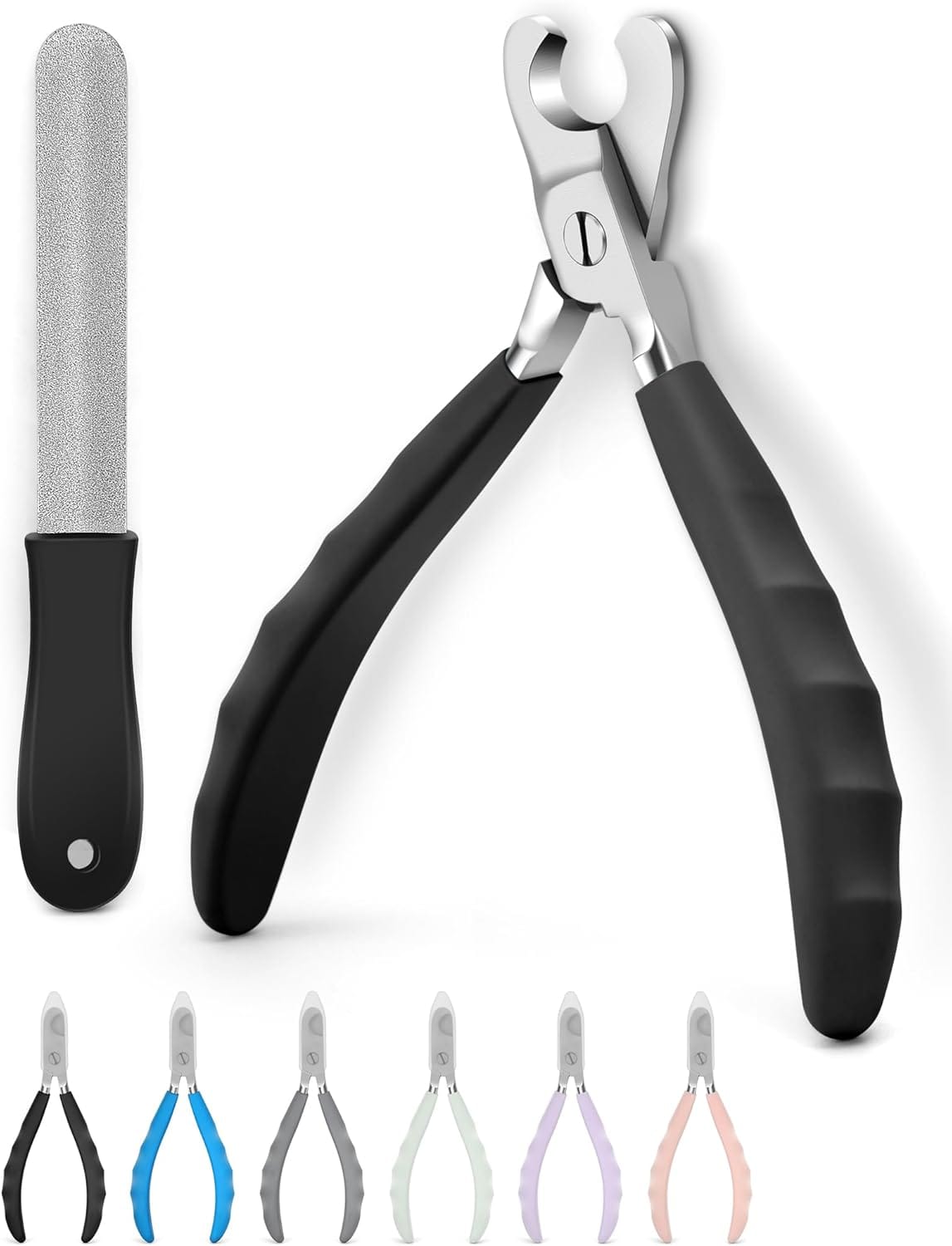 Heavy Duty Dog Nail Clippers -Cuts Thick Nails Like ButterUpgraded Large Opening Professional Toenail Trimmer Razor Sharp Blade for Medium to Giant Breed (Black) Heavy Duty Dog Nail Clippers -Cuts Thick Nails Like ButterUpgraded Large Opening Professional Toenail Trimmer Razor Sharp Blade for Medium to Giant Breed (Black)