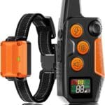 Dog Shock Collar with Remote Control 3300FT Range IPX7 Waterproof Rechargeable E Training Collar for Dogs Training 3 Modes for 5-120lbs Small Medium Large Dogs