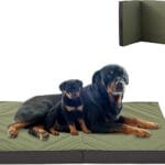 Outdoor Dog Bed for Large Dogs, Waterproof & Washable, Foldable & Orthopedic, 41" All-Weather