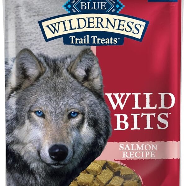 Blue Buffalo Wilderness Trail Treats Wild Bits Training Treats for Dogs, Grain-free Dog Treats, Salmon Recipe, 10-oz. Bag