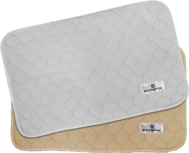 Pet Parents Pawtect Pads Washable Dog Pee Pads (2pack) of 18x24 Premium Pee Pads for Dogs, Waterproof Training Pads for Dogs & Reusable Dog Pee Pads! Whelping & Modern Puppy Pads!