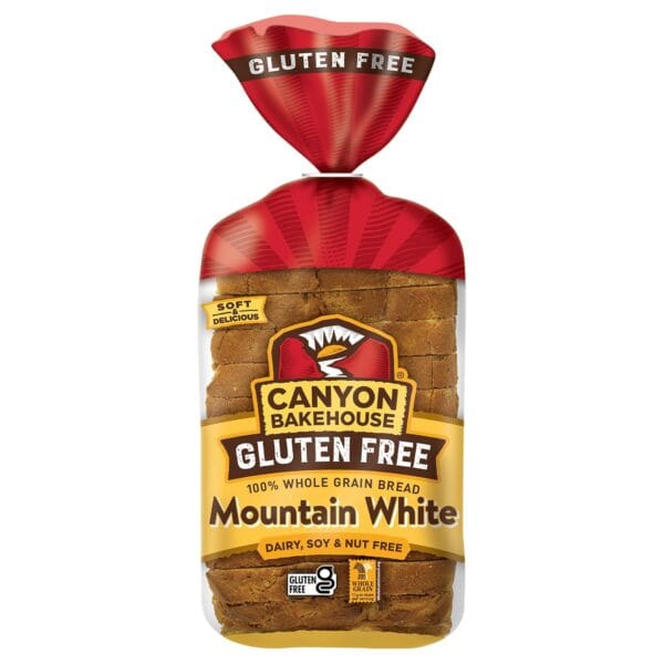 Canyon Bakehouse, Mountain White Bread, Gluten-Free, 18 oz (Frozen)