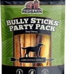 Redbarn Pet Products All Natural 5"-8" Bully Sticks for Small & Large Dogs - Healthy Long Lasting Chews Variety Party Pack - 100% Beef Single Ingredient Low Odor Rawhide Free Dental Treats - 8 oz Bag