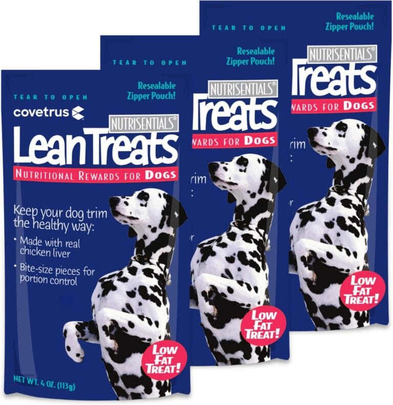 Covetrus Nutrisential Lean Treats for Dogs - Small, Medium & Large Dogs (K9) - Nutritional Low Fat, Bite-Size - Soft Chicken Flavor - Chicken Flavor - 3 Pack - 4oz