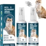 Bitter Spray for Cats,Pet Behavior Training,Keeps Cats Away, Plant Extracts,Cat Deterrent Spray