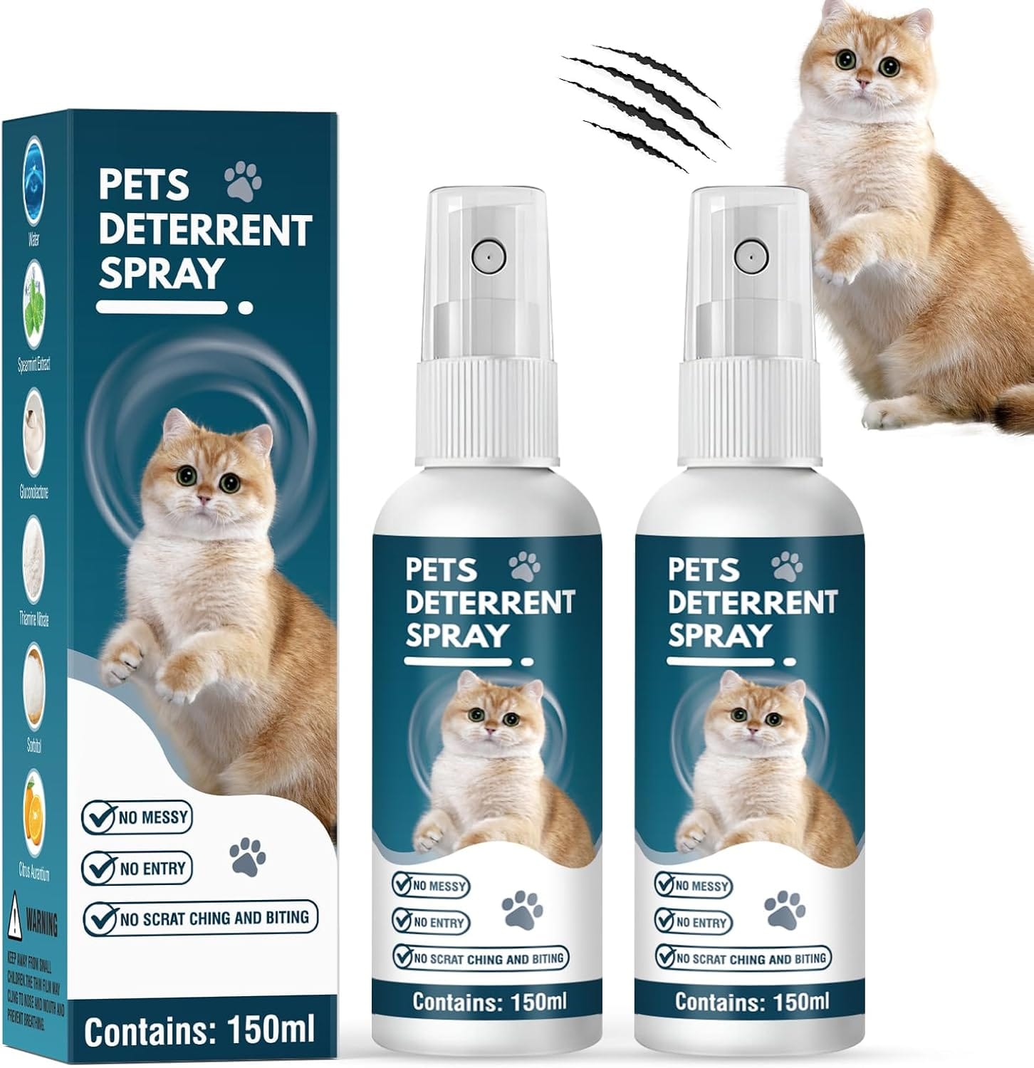 Bitter Spray for Cats,Pet Behavior Training,Keeps Cats Away, Plant Extracts,Cat Deterrent Spray Bitter Spray for Cats,Pet Behavior Training,Keeps Cats Away, Plant Extracts,Cat Deterrent Spray