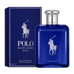 RALPH LAUREN FRAGRANCES Polo Blue – Eau de Parfum – Men’s Cologne – Aquatic & Fresh – With Citrus, Bergamot, and Vetiver – Medium Intensity – 4.2 Fl Oz