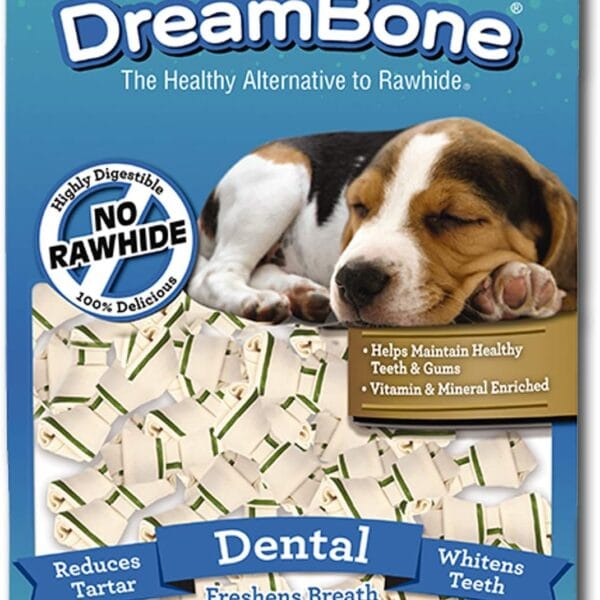 DreamBone Dental Chews, Rawhide-Free Chews for Dogs, Maintain Fresh Breath and Clean Healthy Teeth