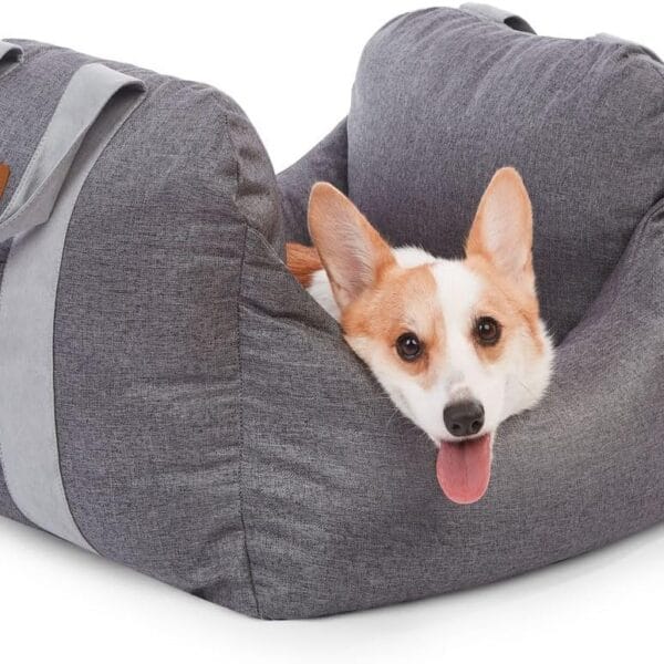 PET AWESOME Dog Car Seat, Puppy Booster Seat, Travel Carrier Bed for Small and Medium Pets