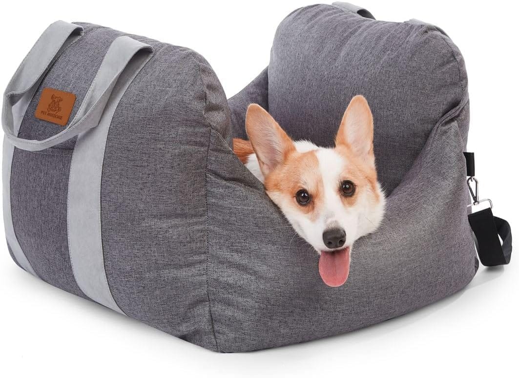 PET AWESOME Dog Car Seat, Puppy Booster Seat, Travel Carrier Bed for Small and Medium Pets PET AWESOME Dog Car Seat, Puppy Booster Seat, Travel Carrier Bed for Small and Medium Pets