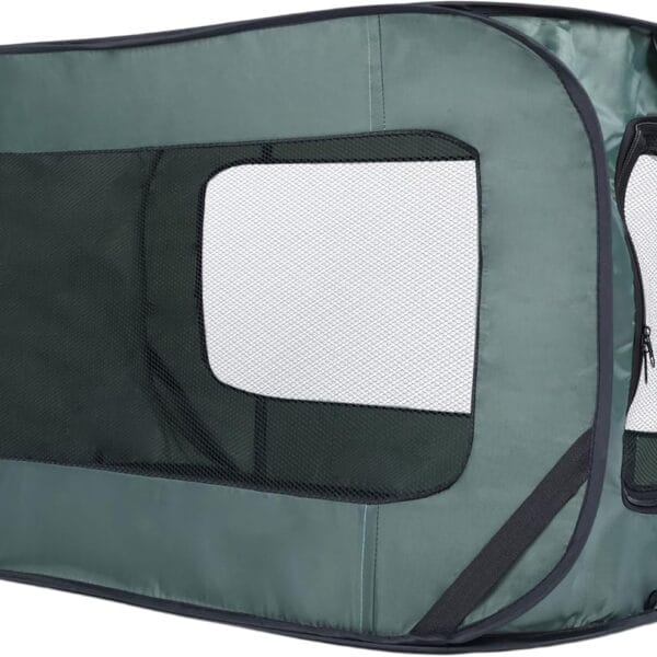 Foldable Dog Kennel for Large Dogs 36-inch, Portable Waterproof Dog Crate, Pop-Up Indoor/Outdoor Pet Cage & Car Seat Travel Bed (Green)