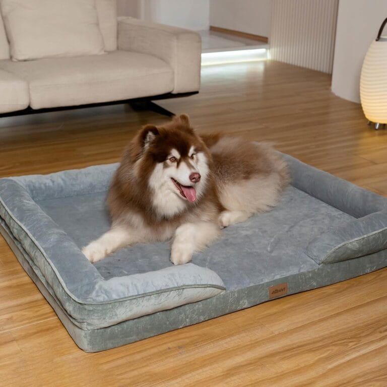 Orthopedic Dog Bed - Superior Rebound Foam, Waterproof & Urine - Resistant, Machine Washable Cover, Chew - Proof & Non - Slip for Large Breeds