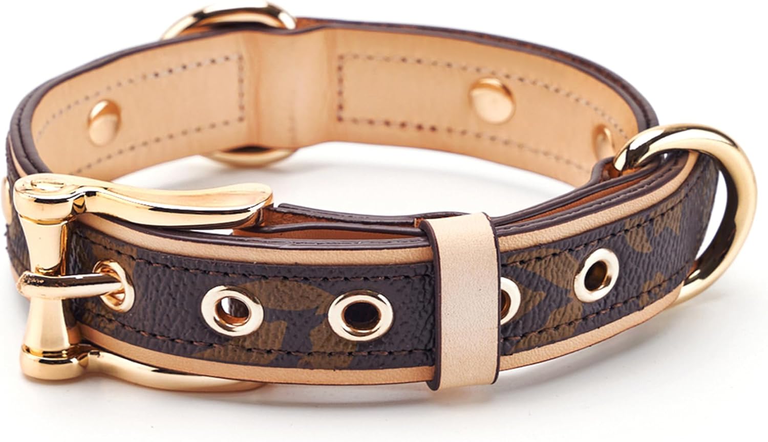 blu&ben Leather Dog Collars Classic Soft Padded Leather Stylish Breathable Collar for Small Medium Large Dogs blu&ben Leather Dog Collars Classic Soft Padded Leather Stylish Breathable Collar for Small Medium Large Dogs