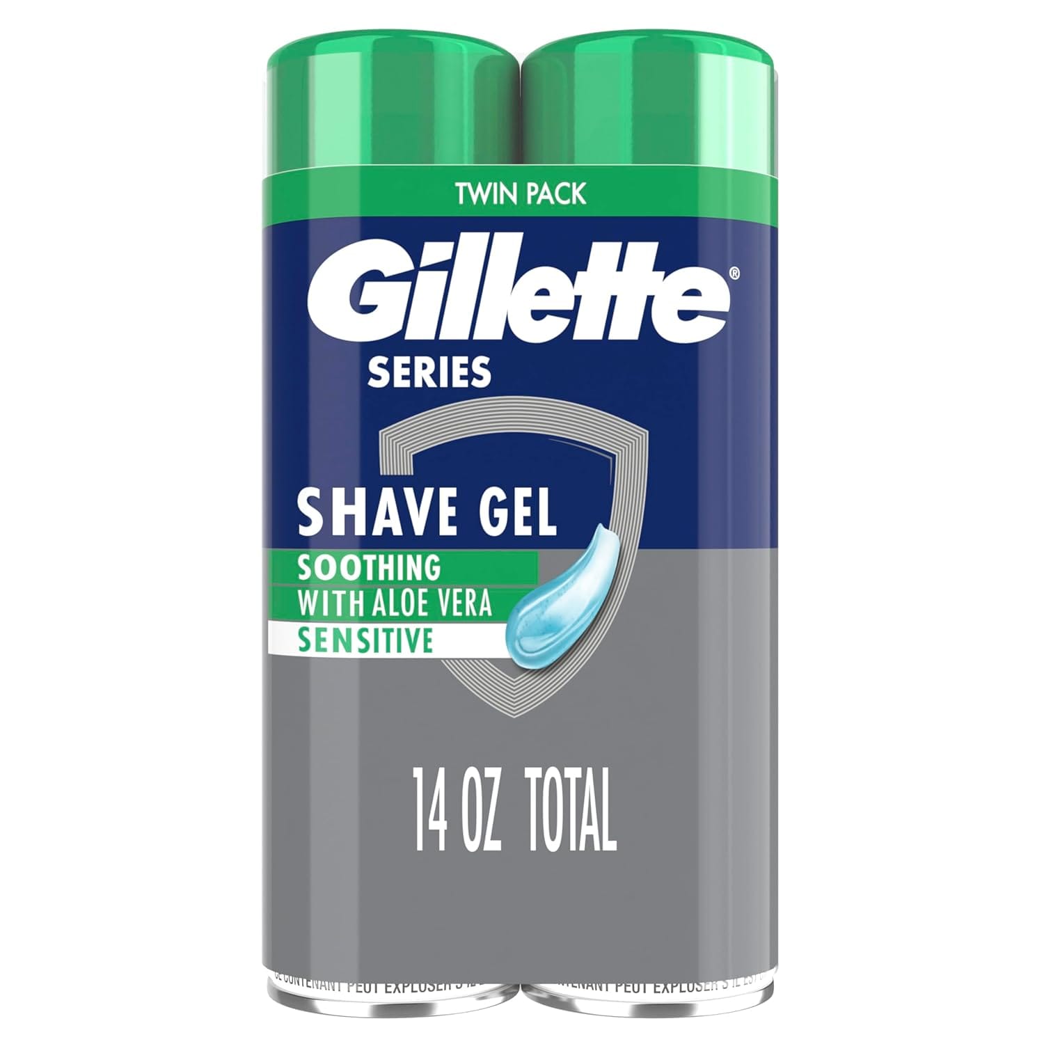 Gillette Series 3X Action Shave Gel, Sensitive Twin Pack, 7 Oz (Pack of 2) Gillette Series 3X Action Shave Gel, Sensitive Twin Pack, 7 Oz (Pack of 2)
