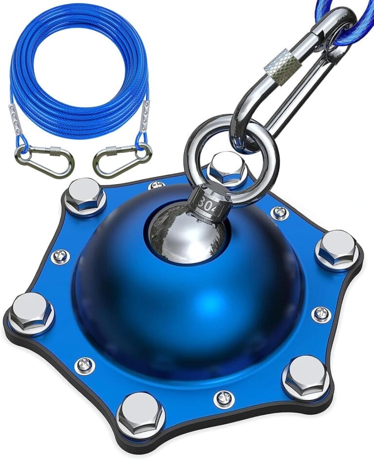 TOPKNOT Dog Tie Out Cable and Stake for Camping,360Swivel Dog Run- No Tangle,with 30FT Heavy Duty Cable, Runner for Yard - Up to 150LBS,Ideal for Outdoor Camping