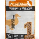 PureBites Duck Freeze Dried Dog Treats, 1 Ingredient, Made in USA, 2.61oz