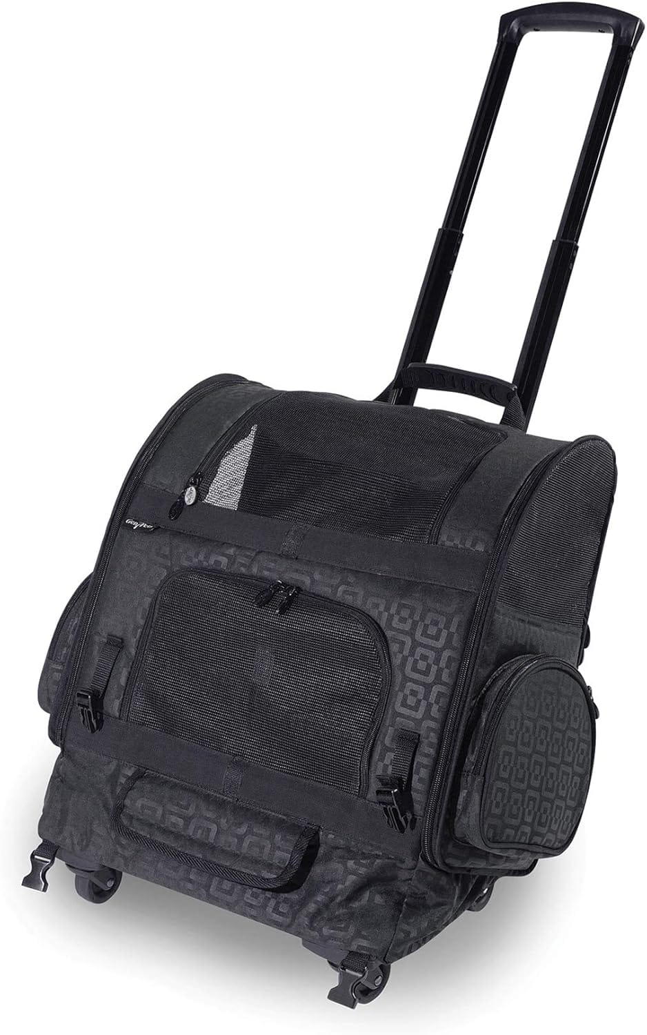 Gen7Pets Dog Carrier - Large Black Roller Bag Pet Carrier Gen7Pets Dog Carrier - Large Black Roller Bag Pet Carrier
