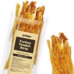 Turkey Tendons for Dogs, All Natural, Healthy Dog Treats, Long Lasting, Hypoallergenic Dog Chews, Rawhide Free, USA-Sourced, for Small Dogs, Strips, 3 oz Pack