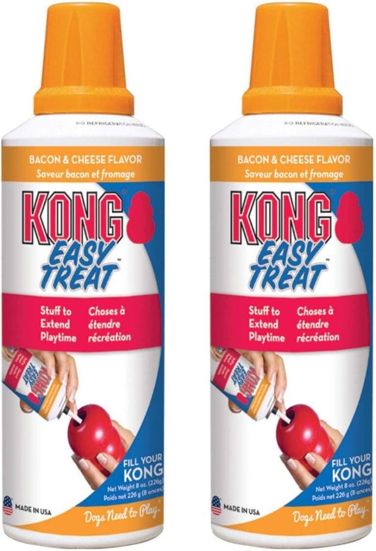 KONG - Easy Treat - Dog Treat Paste - Bacon and Cheese - 8 Ounce (Best Used Classic Rubber Toys) - 2 Pack