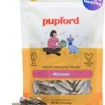 Pupford Freeze Dried Minnows for Dogs & Puppies - Healthy, Natural, Single Ingredient Dog Treats - Made in USA (1.5 oz)