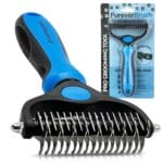 Reduce Shedding with The Original FureverBrush by NuewayPets - Pro Undercoat Grooming Tool For Dogs | Deshedding and Dematting Tool