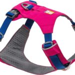 Ruffwear, Hi & Light, Everyday Lightweight Dog Harness, Trail Running, Walking, Hiking, All-Day Wear, Alpenglow Pink, Medium