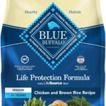Blue Buffalo Life Protection Formula Senior Dry Dog Food, Supports Joint Health and Mobility, Made with Natural Ingredients, Chicken & Brown Rice Recipe, 30-lb. Bag