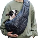 Cat and Dog Sling,Hands-Free Pet Carrier for Puppies,Dog Slings for Small Dogs for Small Pets,Windproof,Warm and Comfortable