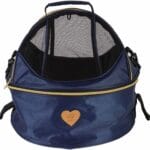 Pet Life  'Air-Venture' Panoramic Airline Dog Carrier - Airline Pet Carrier with Dual Zippered Enclosures - Travel Dog Crate for Small and Medium Dogs