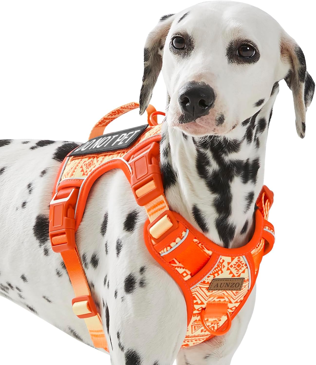 Tactical Dog Vest Harness No Pull Easy Walker Pet Harness for Walking Training Hiking for M Sized Dogs with 2 Leash Clips 3 Buckles Reflective Strip Soft Padded Handle, Tribal, French Bulldog Tactical Dog Vest Harness No Pull Easy Walker Pet Harness for Walking Training Hiking for M Sized Dogs with 2 Leash Clips 3 Buckles Reflective Strip Soft Padded Handle, Tribal, French Bulldog