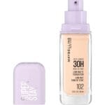 Maybelline Super Stay Lumi-Matte Foundation, Lightweight and Buildable Full Coverage Foundation Makeup For Up To 30HR Wear, 102, 1 Count