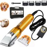 Electric Professional Dog Grooming Clippers, Powerful Sheep Shears Pet Grooming Clippers for Heavy Duty Hair,Horses Cat Farm Livestock Fur Carpet Trimmers Shaver for Thick Coats