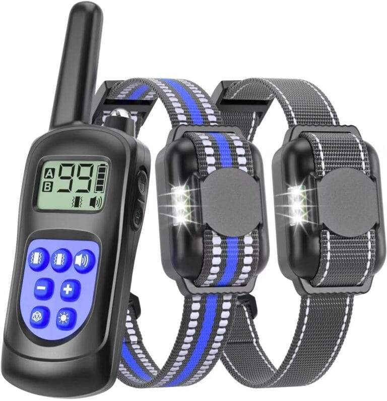 No Shock 2 Cats Training Collar, 2025 Vibrating 2 Cats Collar with Remote 2000ft, Beep and Vibration Collor for 2 Cats 10-120lbs, Rechargeable/Security Lock & Humane to Stop Bad Behaviors