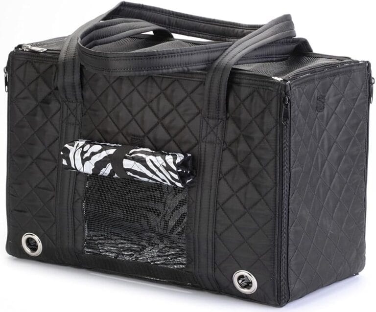 Sherpa Park Tote Pet Carrier, Medium Black