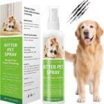 No Chew Spray for Dogs and Cats, Bitter Anti-Chew Dog Deterrent & Training Aid to Stop Chewing, Licking, Marking & Protects Furniture,Indoor & Outdoor Use 5.92 fl oz