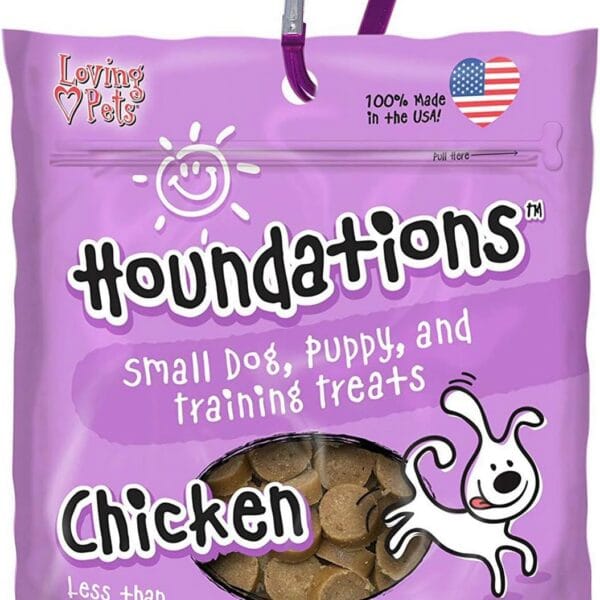 Loving Pets Houndations Chicken Training Treats Dog Treat, 4 Oz/One Size