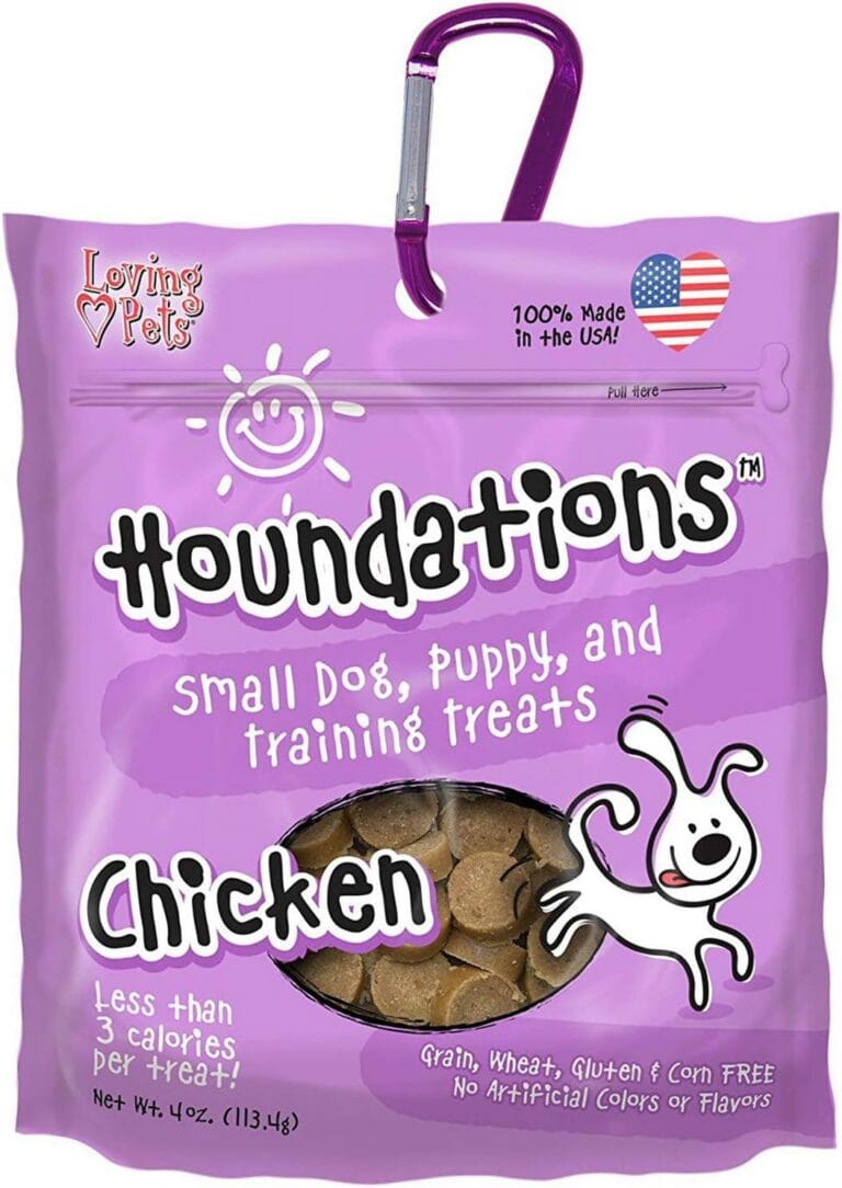 Loving Pets Houndations Chicken Training Treats Dog Treat, 4 Oz/One Size
